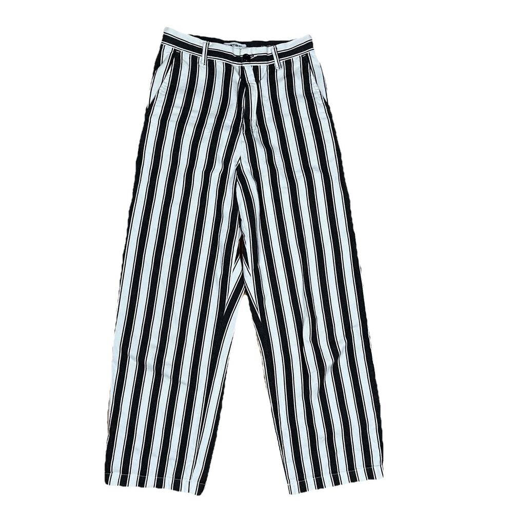 Carhartt WIP Cardony Pant Womens Black White Striped Work in Progress 26x27